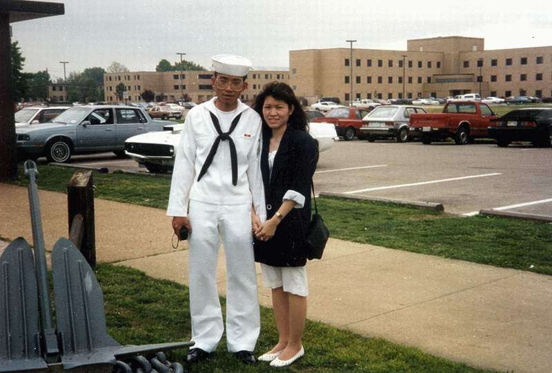 Me and my "girlfriend" after I graduated from "A" school in Millington, TN 1992